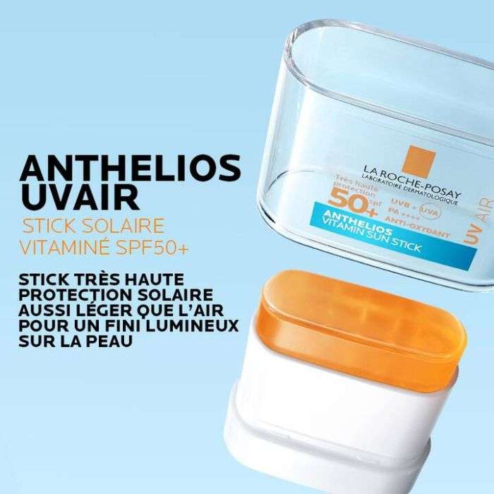 La Roche-Posay Anthelios UVAIR Stick Solaire Vitaminé SPF50+ | Tous types de peaux | 10ml