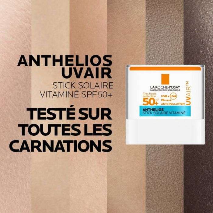 La Roche-Posay Anthelios UVAIR Stick Solaire Vitaminé SPF50+ | Tous types de peaux | 10ml