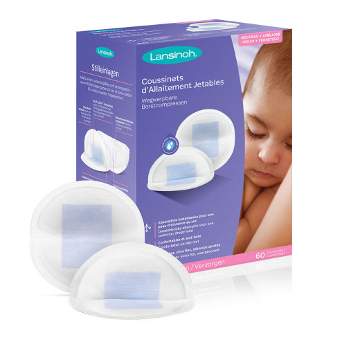 LANSINOH COUSSINETS D'ALLAITEMENT 60 PADS