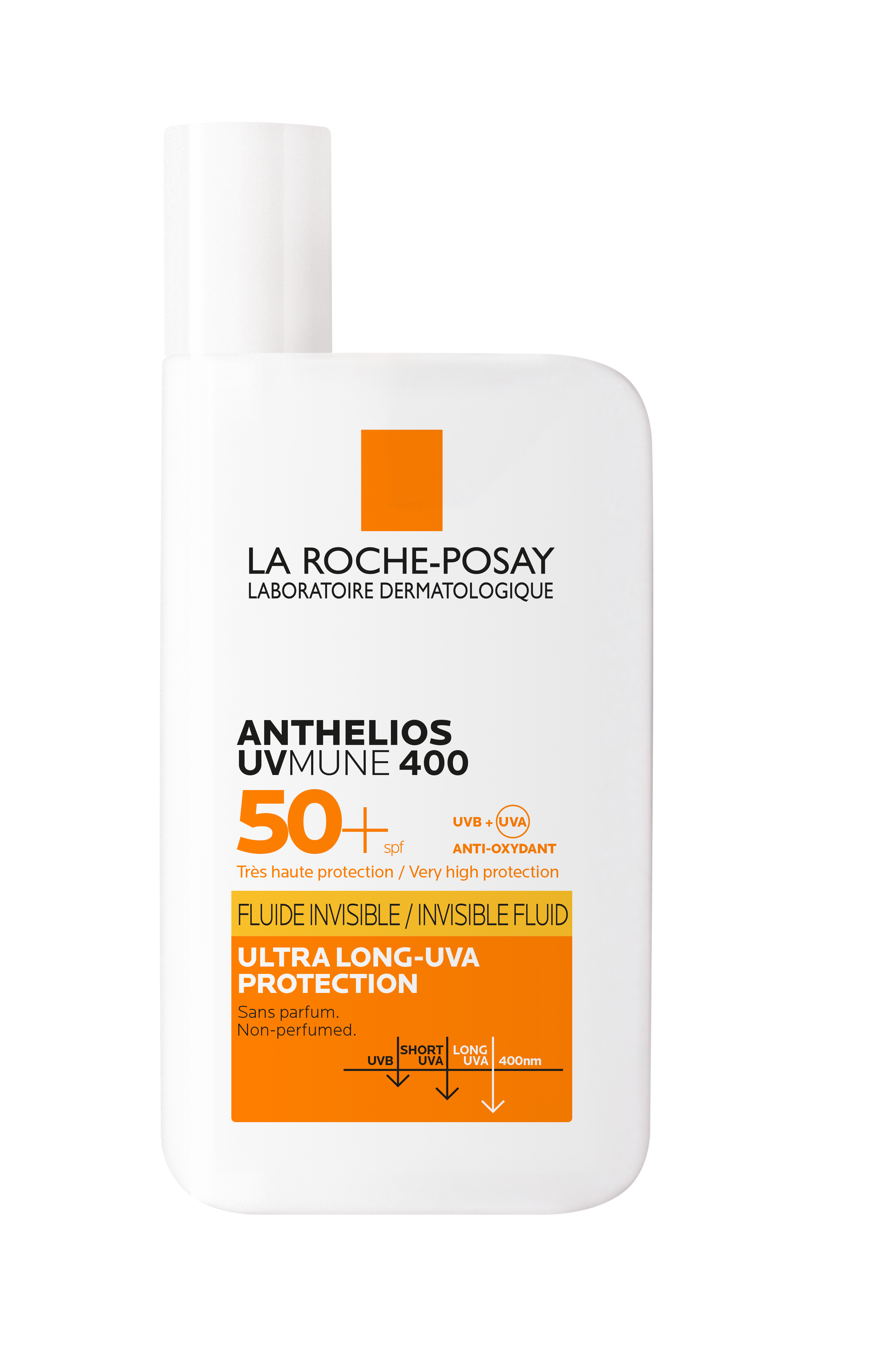 La Roche-Posay ANTHELIOS UVMUNE 400 Crème Solaire Fluide Invisible | peaux sensibles | 50ml
