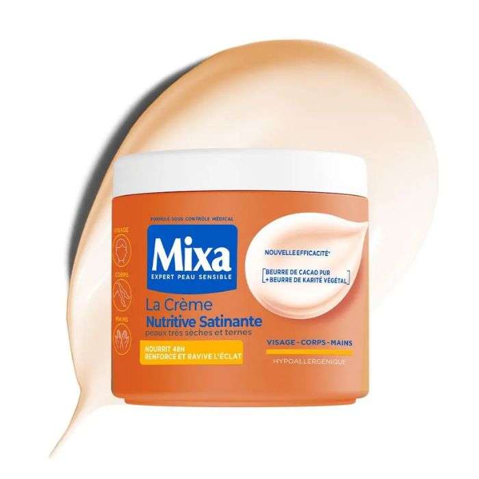 MIXA LA CREME NUTRITIVE SATINANTE PEAUX TRES SECHES ET TERNES 400 ML