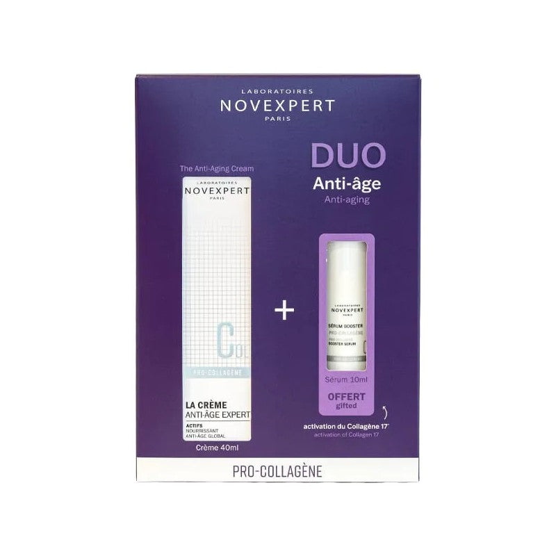 NOVEXPERT COFFRET CREME ANTI AGE +BOOSTER PRO COLLAGENE