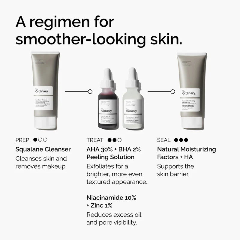 THE ORDINARY AHA 30% BHA 2% PEELING SOLUTION 30ML