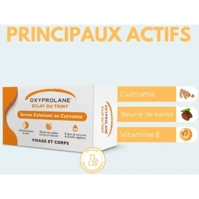 OXYPROLANE ECLAT DU TEINT SAVON EXFOLIANT 220G