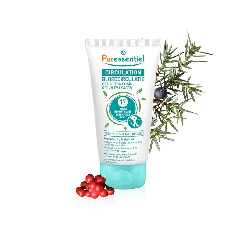 BDM PURESSENTIEL CIRCULATION GEL ULTRA FRAIS 17H 125ML