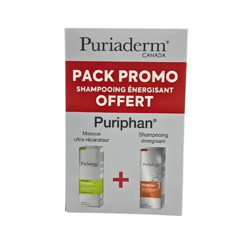DSB PACK PROMO PURIPHAN MASQUE ULTRA-REPARATEUR 200ML+PURIPHAN SHAMP ENERGISANT