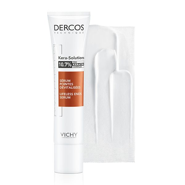 Vichy Dercos Kera-Solutions Sérum Pointes Dévitalisées Cheveux Secs et Abîmés | 40ml