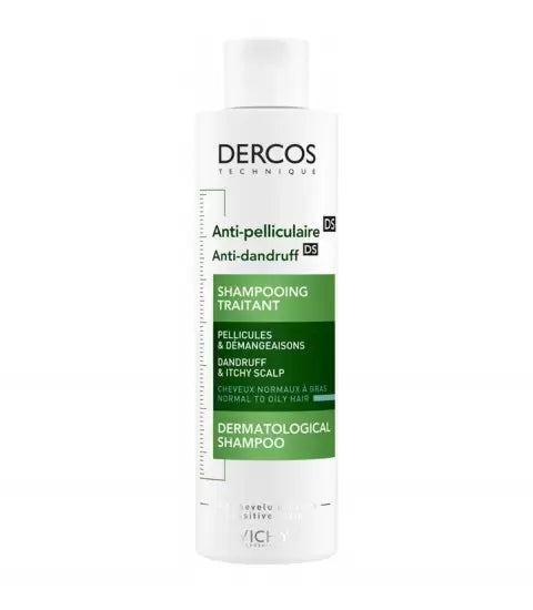 Vichy Dercos Shampoing Traitant Anti-Pelliculaire Cheveux Normaux à Gras | 200ml