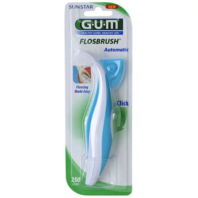 GUM Fil Dentaire Flossbrush Manche Auto   (Manche Avec Fil InTégré )/847