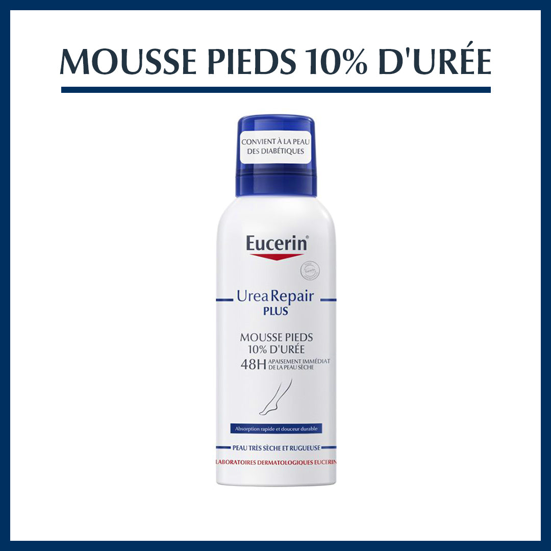 EUCERIN UreaRepair PLUS Mousse Pieds 10% d'Urée 150ml