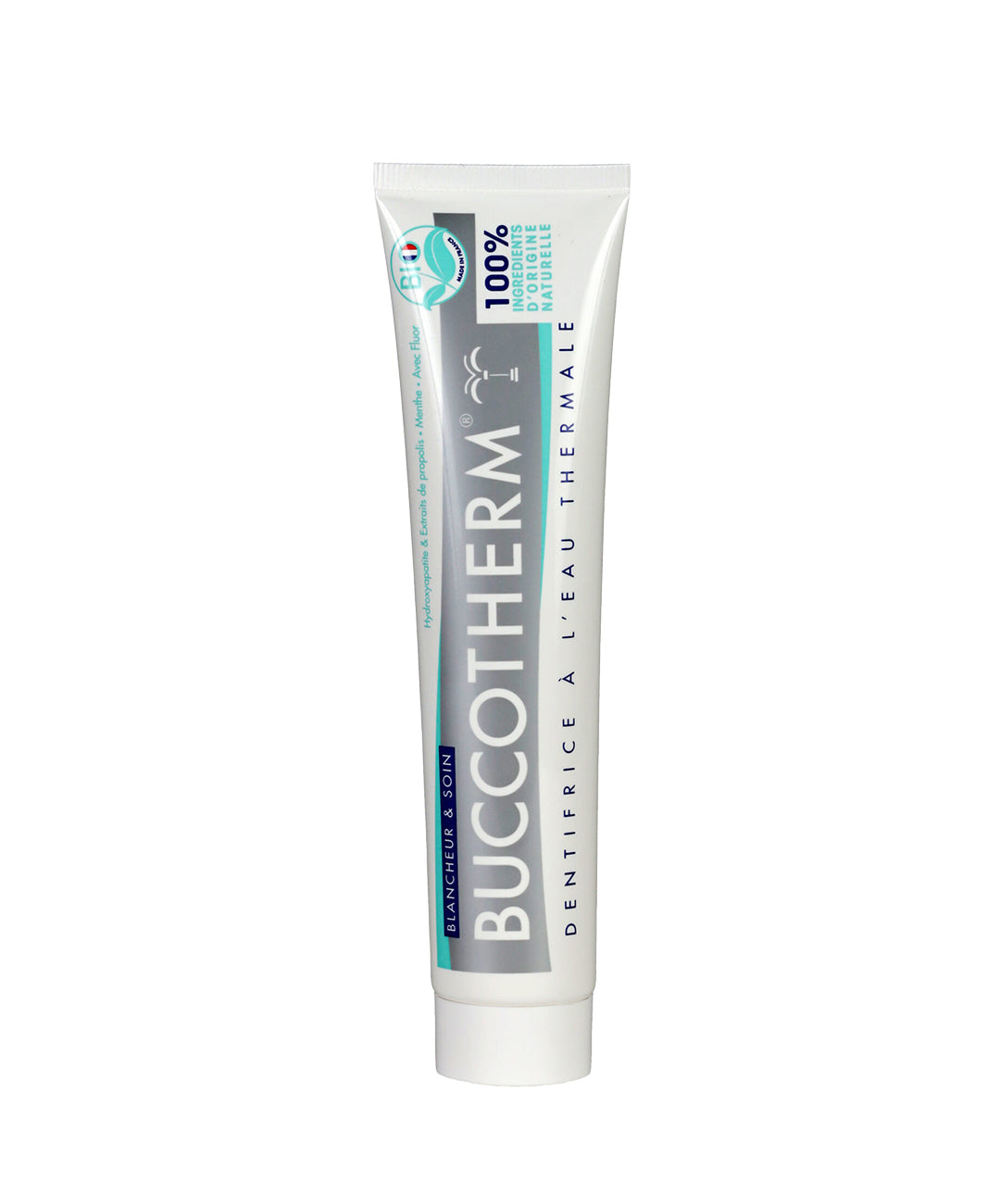 BUCCOTHERM DENTIFRICE BLANCHEUR - SOIN BIO 75 ML GOUT MENTHE