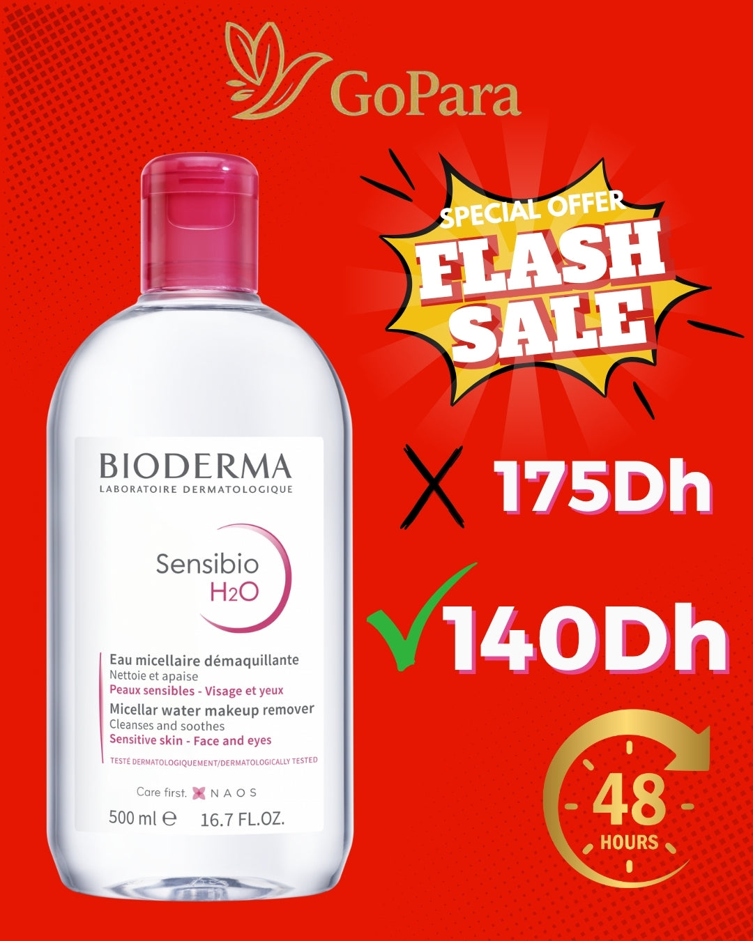 BIODERMA SENSIBIO H2O 500ML