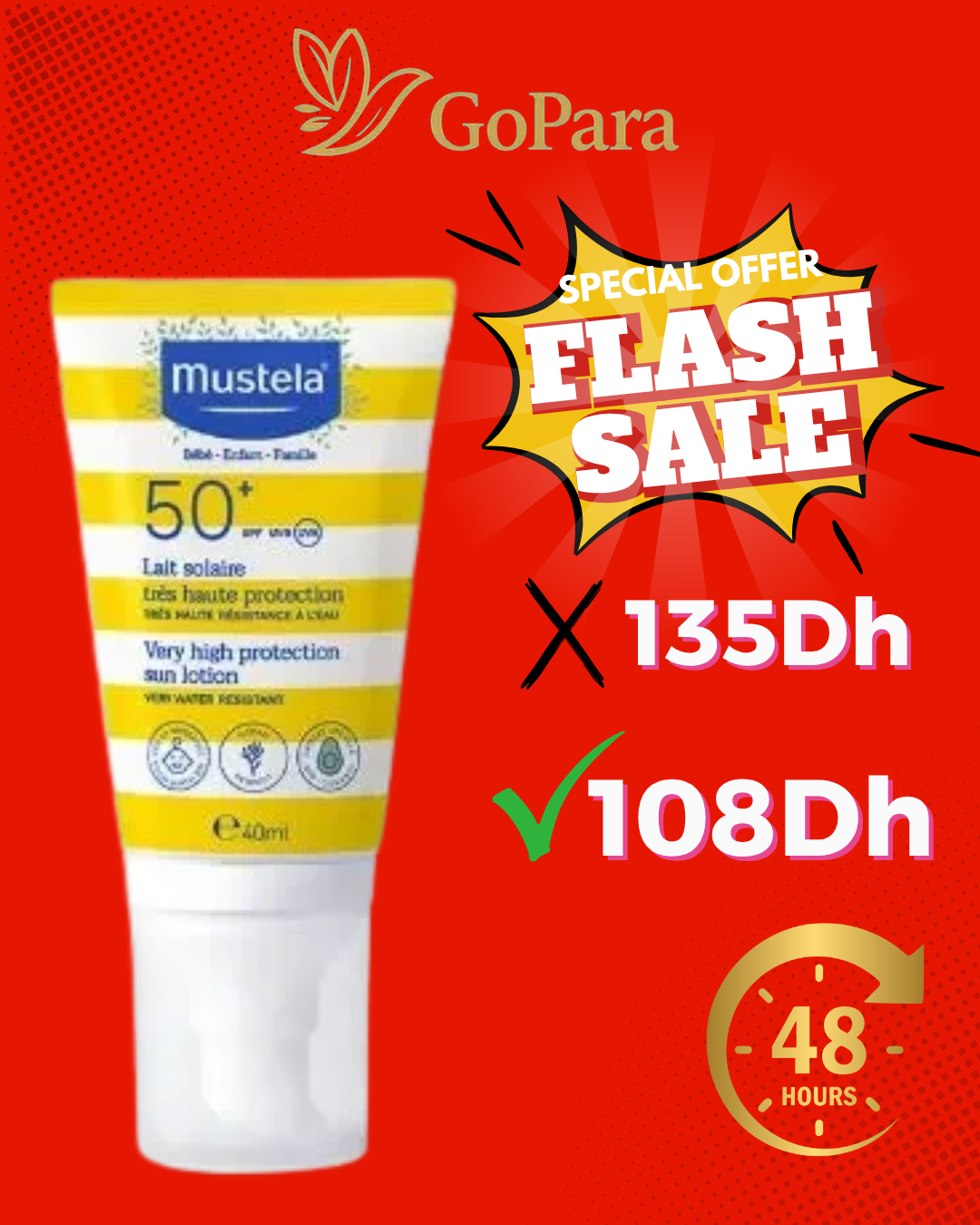 MUSTELA LAIT SOLAIRE