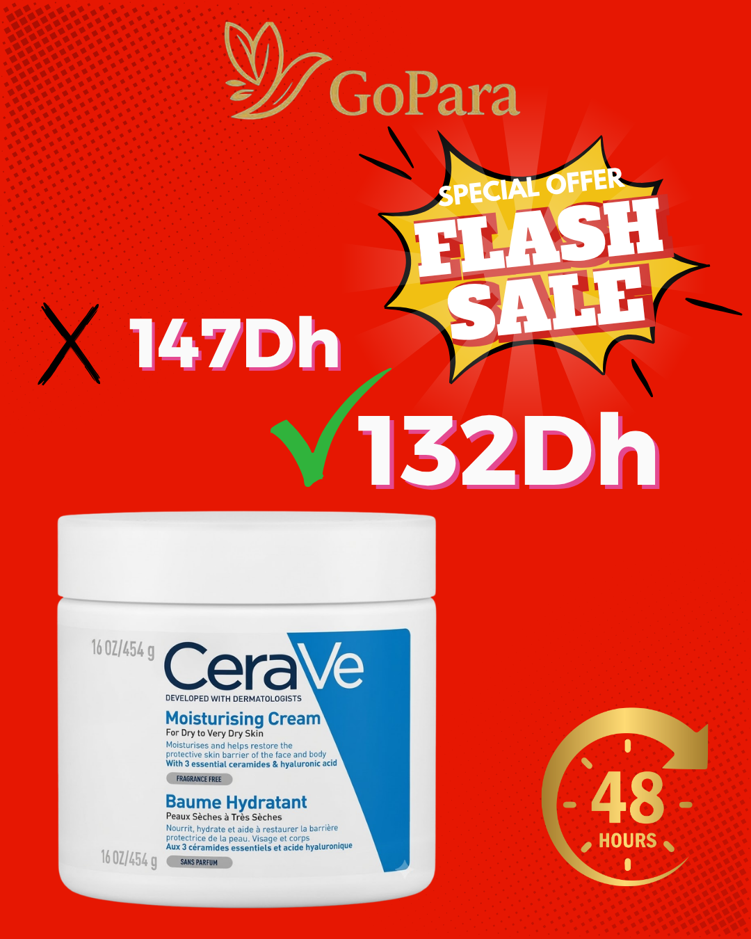 Cerave baume hydratant 454g
