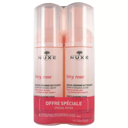 NUXE VERY ROSE EAU MOUSSE X2 150ML