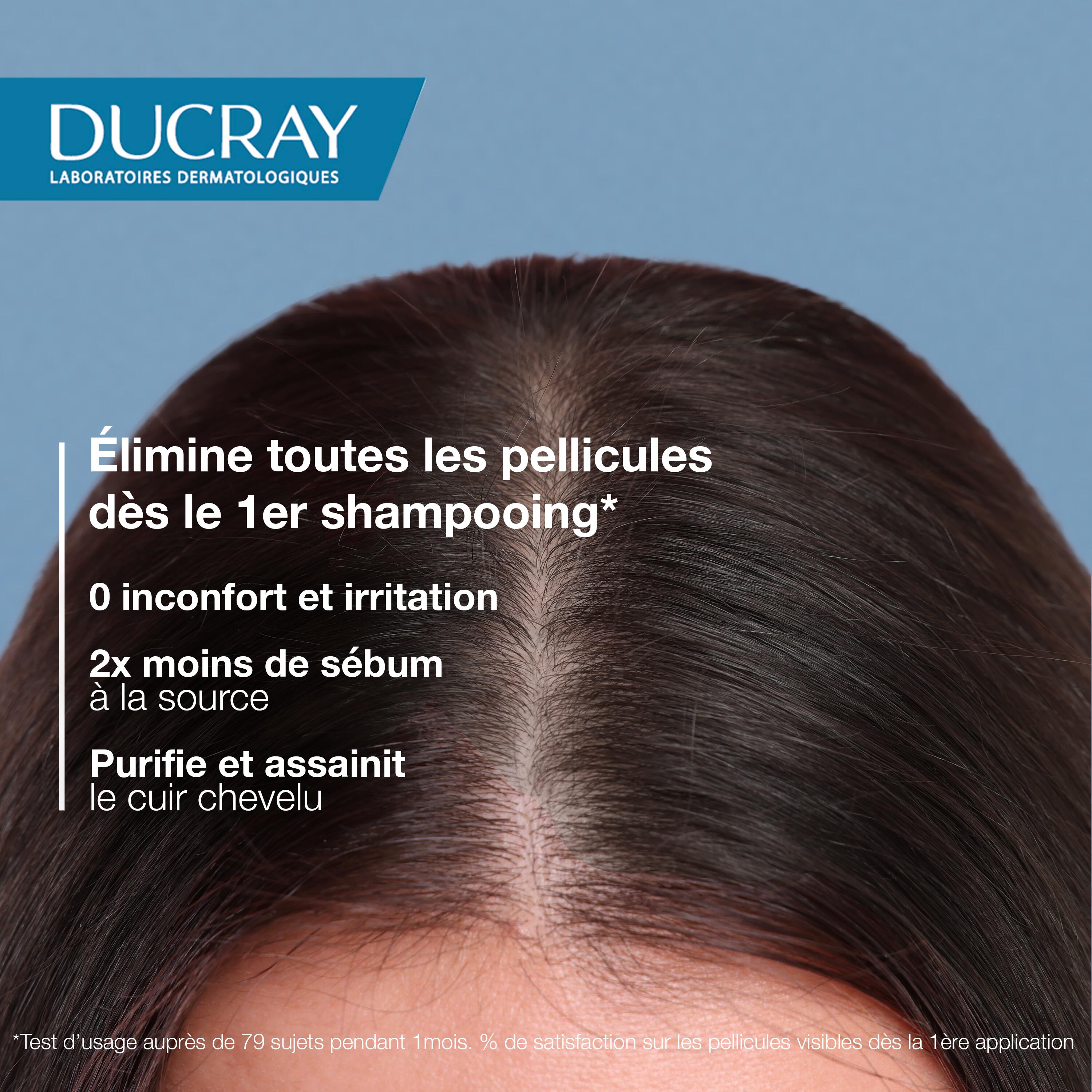 Ducray Shampooing traitant régulateur - Pellicules grasses KELUAL SQUANORM 200 ml