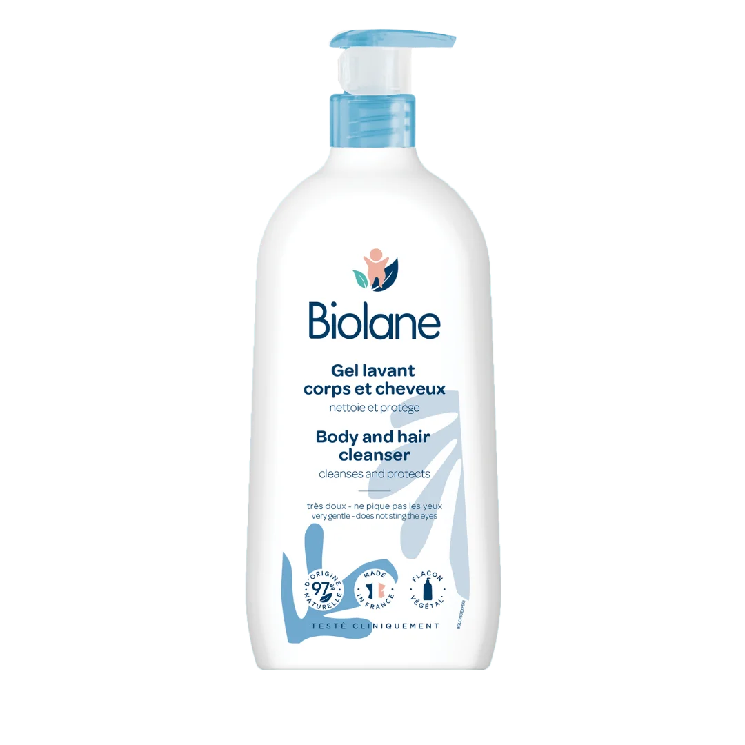 BIOLANE GEL LAVANT CORPS ET CHEVEUX 750ML