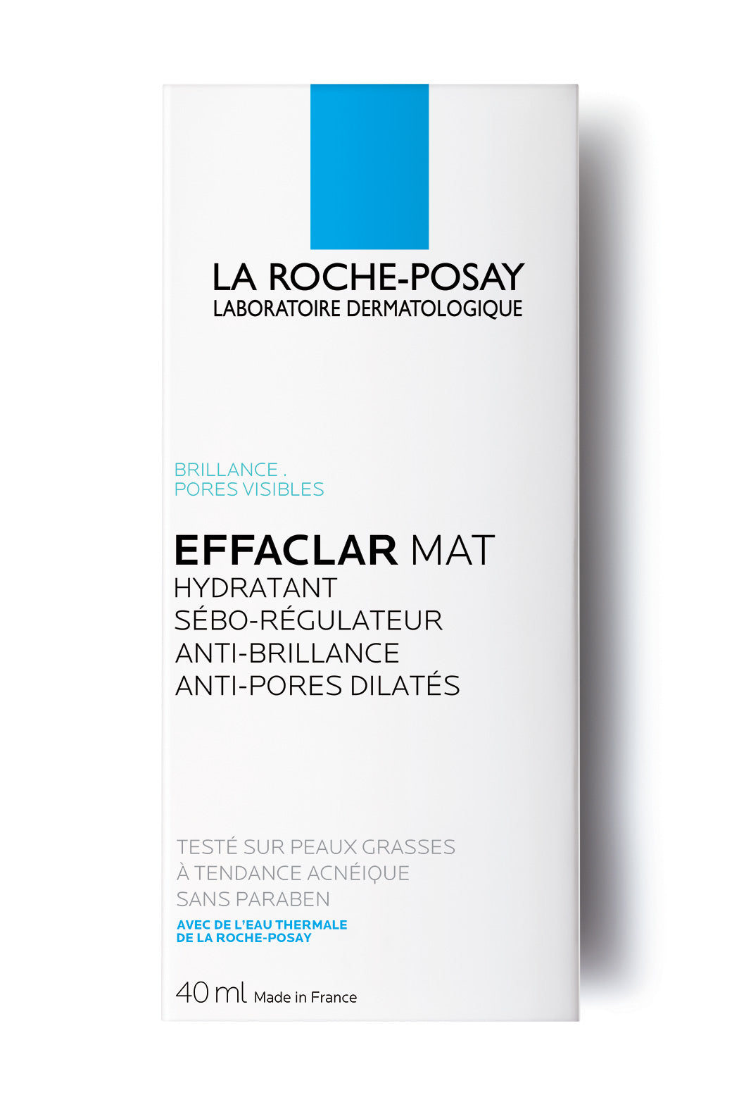 La Roche-Posay Effaclar Mat Hydratant Sébo-Régulateur Peau Grasse et Sensible | 40ml