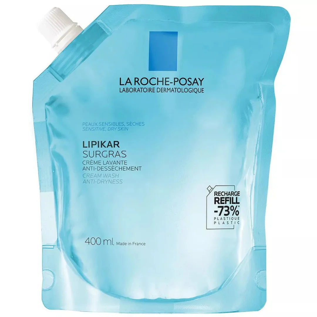 Roche Posay Lipikar Surgras Creme Lavante Eco-Recharge 400ml