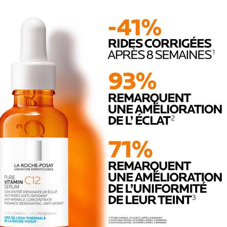 FESTIVAL La Roche-Posay Pure Vitamin C12 Sérum Anti-Age | Peau Sensible | 30ml + 10 ml offerte