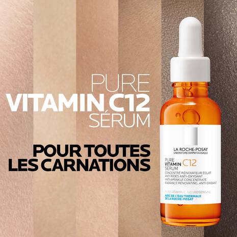 FESTIVAL La Roche-Posay Pure Vitamin C12 Sérum Anti-Age | Peau Sensible | 30ml + 10 ml offerte