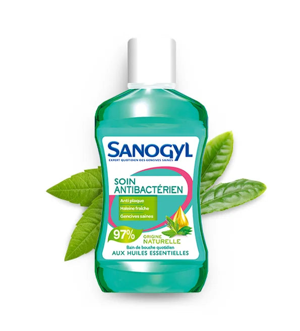 SANOGYL BAIN DE BOUCHE ANTIBACTERIEN HE EUCALYPTUS FL 500ML
