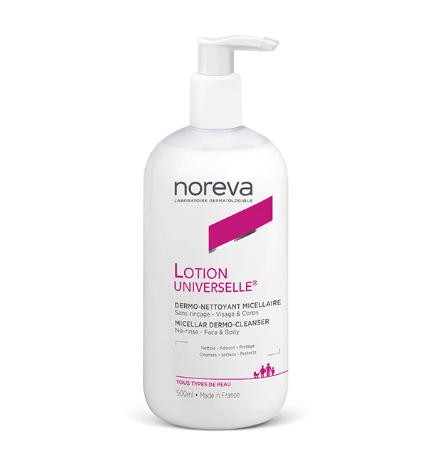 NOREVA LOTION UNIVERSELLE  DERMO-NETTOYANT MICELLAIRE 500 ml