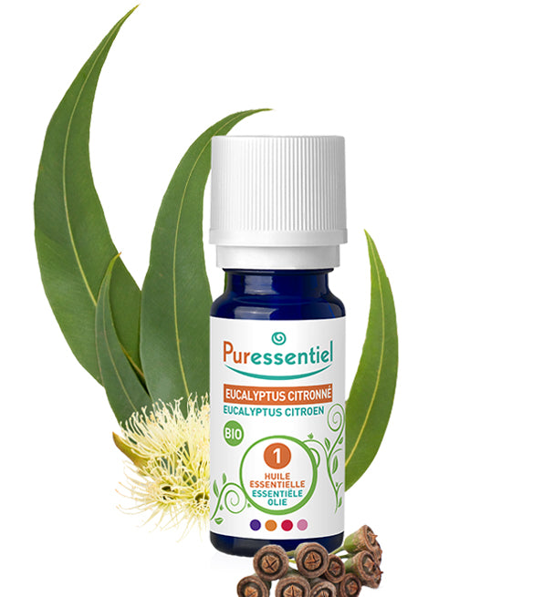 PURESSENTIEL HUILE ESSENTIELLE EUCALYPTUS CITRONNE BIO 10ML
