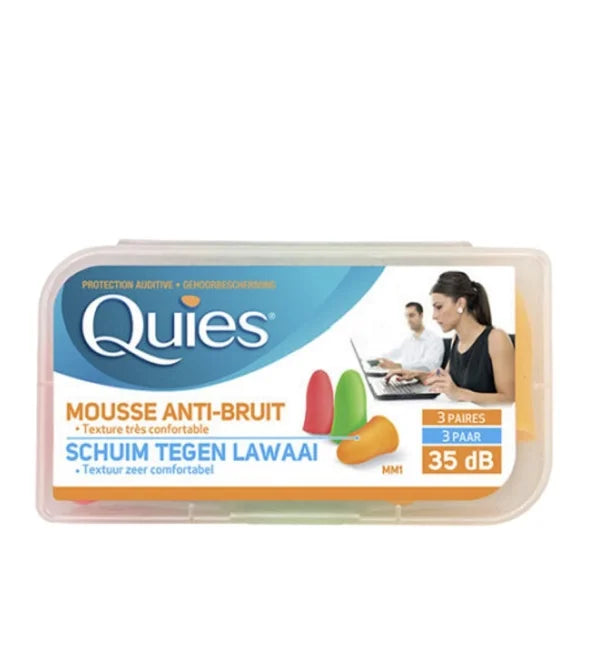 QUIES EN MOUSSE FLUO BTE 6 UNITÉS