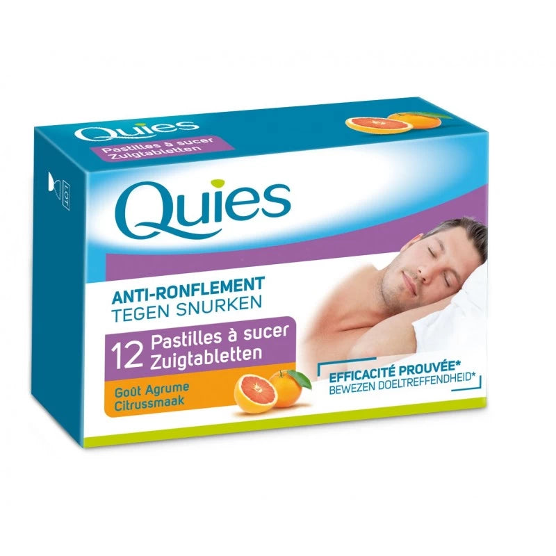 QUIES AR PASTILLES AGRUMES BTE 12 UNITÉS