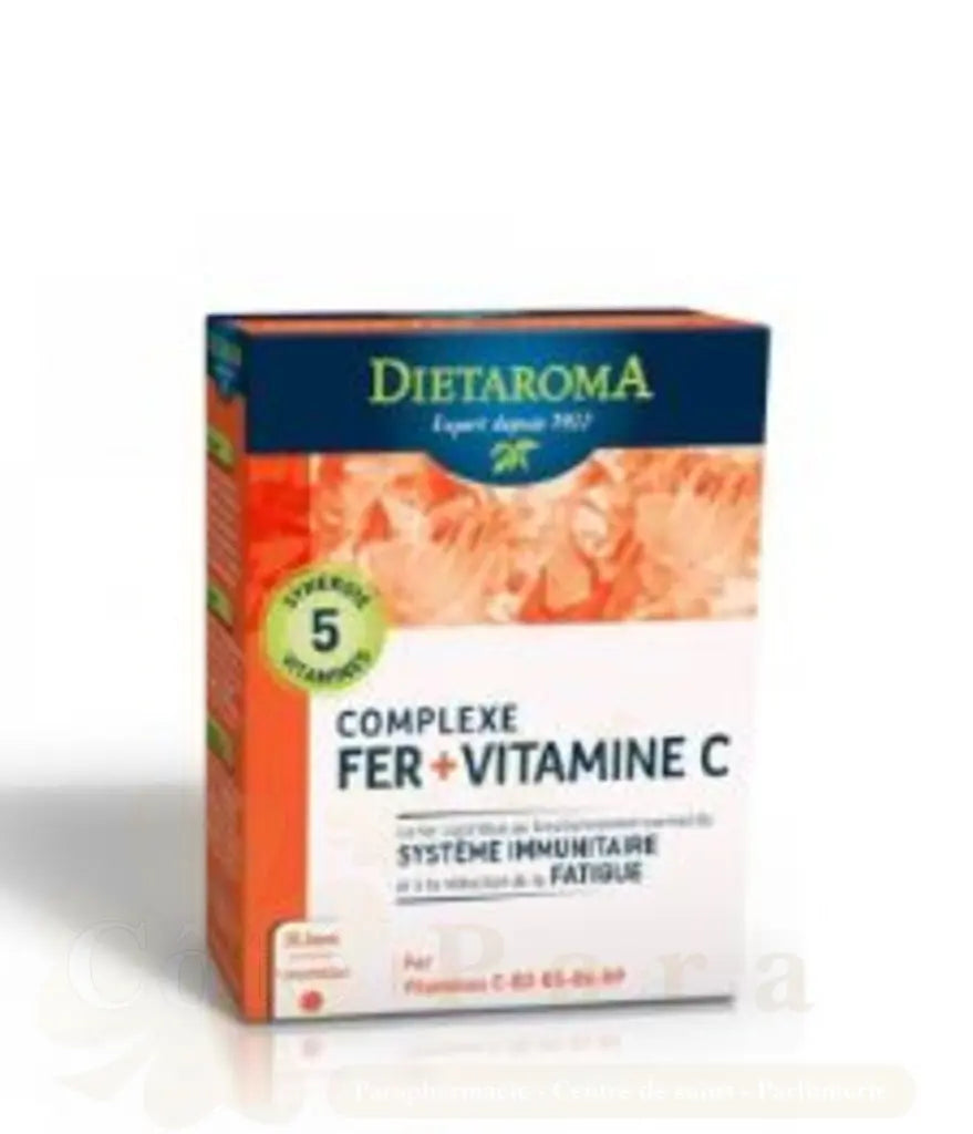 DIETAROMA COMPLEXE FER+VITAMINE C 30 CP