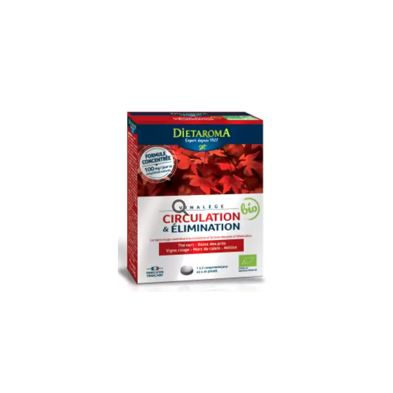 DIETAROMA CIRCULATION ET ELIMINATION VINALEGE 45CPS
