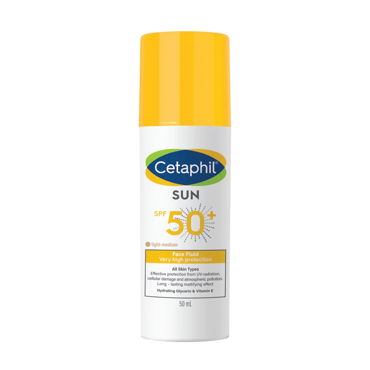 CETAPHIL SUN FACE FLUIDE TEINTEE SPF 50+50ML