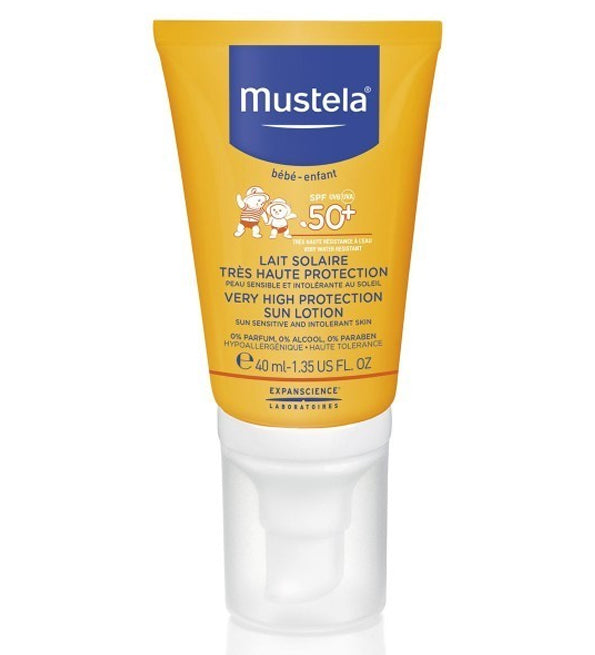 Mustela Lait Solaire Très Haute Protection SPF 50+ - 40 ml