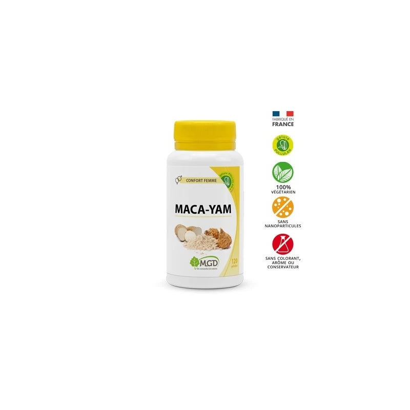 MGD maca - yam boite 120 gélules