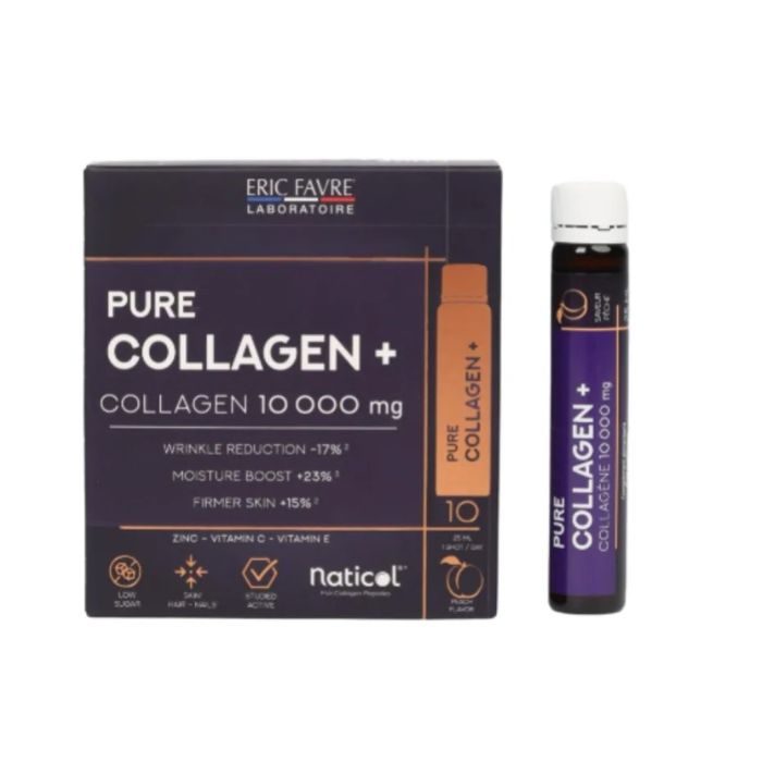ERIC FAVRE PURE COLLAGENE 1000MG +FORMULE LIQUIDE PECHE