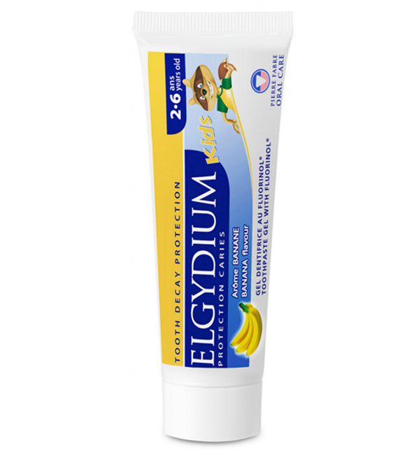 Elgydium Kids - Dentifrice Banane 2-6 Ans - 50 ml