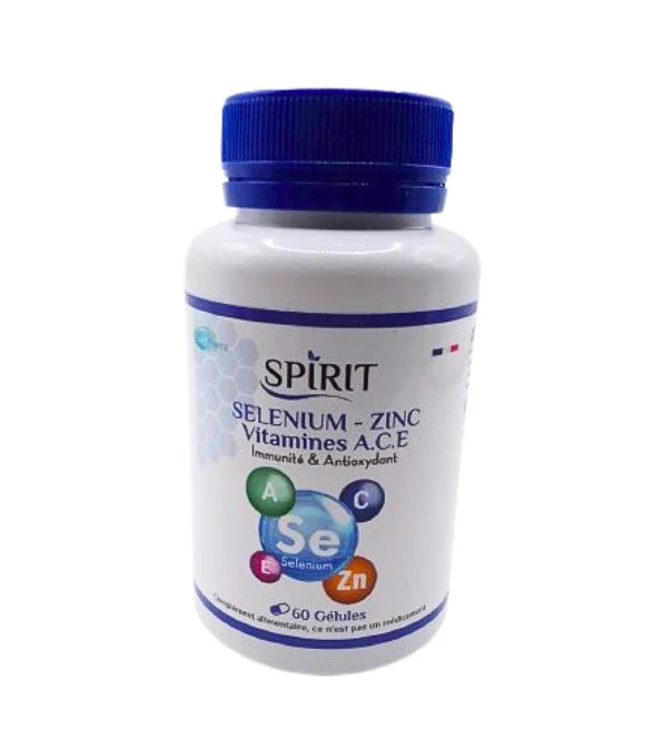 SPIRIT SELENIUM ZINC VITAMINE A.C.E 60GEL