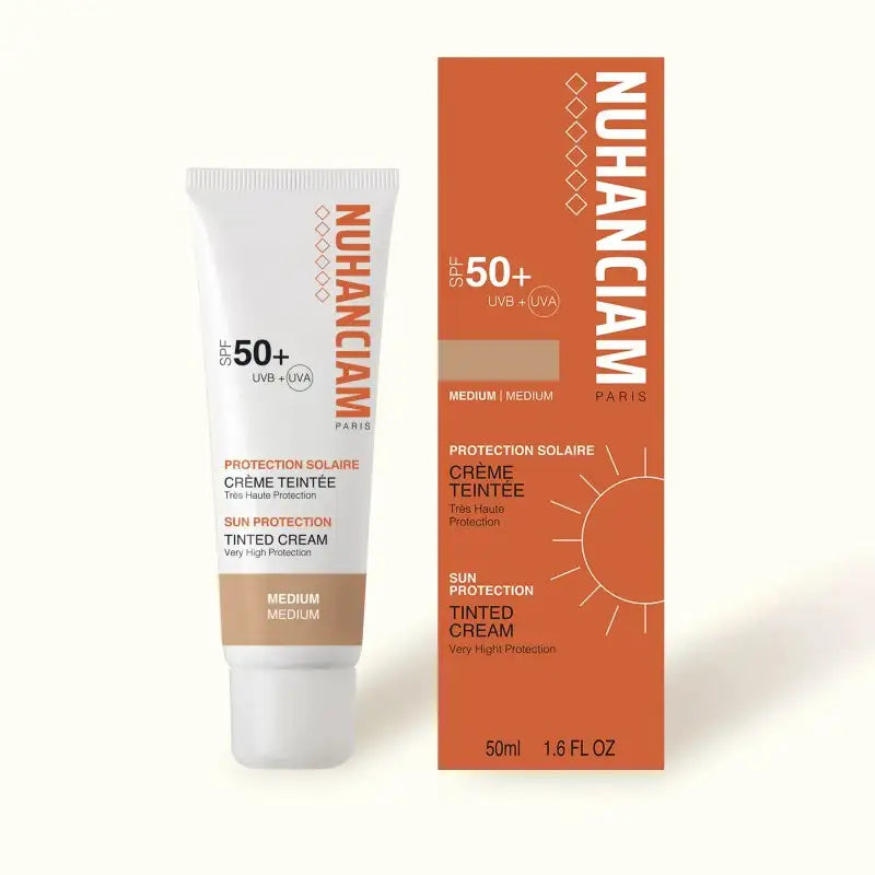 NUHANCIAM CREME TEINTEE MEDIUM SPF50+50ML