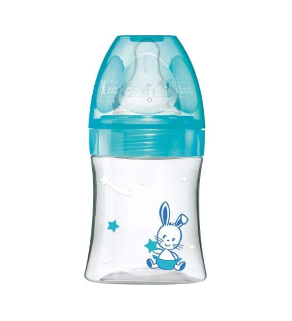 DODIE BIBERON INITIATION+ 150ML DECORS 0-6 M TÊTE RONDE 3 VIT D1