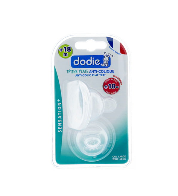 DODIE TETINE PLATE SENSATION+ ANTI COLIQUE D5 +18M X2