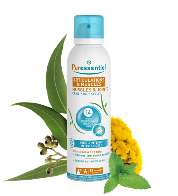 PURESSENTIEL ARTICULATIONS & MUSCLES CRYO PURE SPRAY AUX 14 HUILES ESSENTIELLES 150 ML