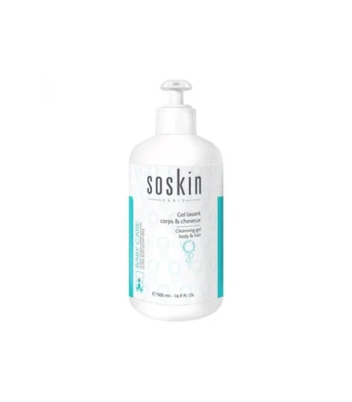 SOSKIN BABY GEL LAVANT CORPS ET CHEVEUX 500ML