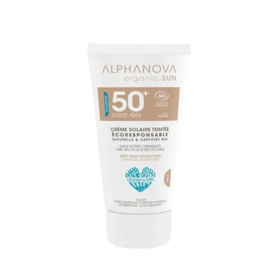 ALPHANOVA CREME SOLAIRE HYPO TEINTEE CLAIRE SPF50+50ML