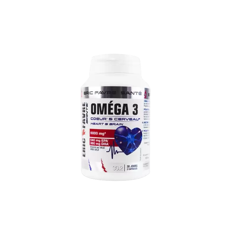 ERIC FAVRE OMECOR oméga 3 | 60 capsules