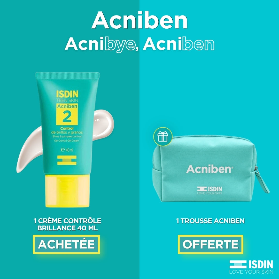 ISDIN Acniben 2 Contrôle Brillance et Boutons 40ml