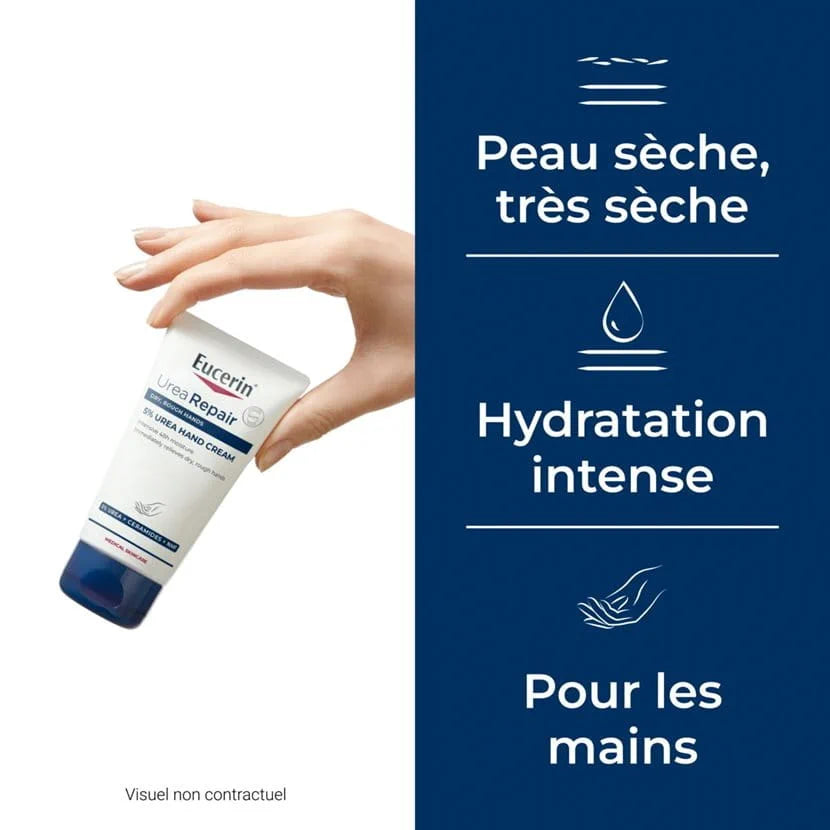 EUCERIN UreaRepair CRÈME MAINS 5% D'URÉE