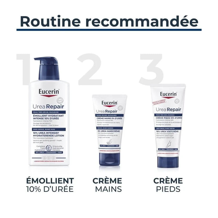 EUCERIN UreaRepair CRÈME PIEDS 10% D'URÉE