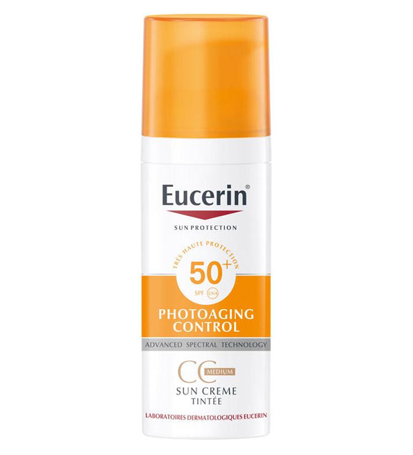 EUCERIN SUN CREME VISAGE ANTI- AGE TEINTEE 50+ 50ML