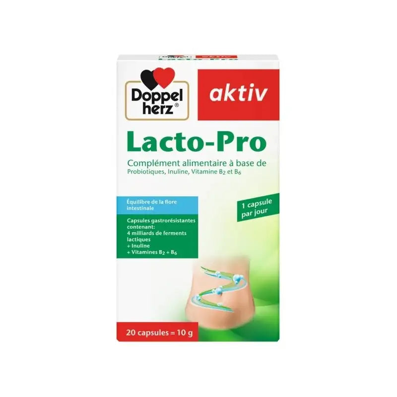DOPPEL HERZ AKTIV lacto-pro | 20 capsules